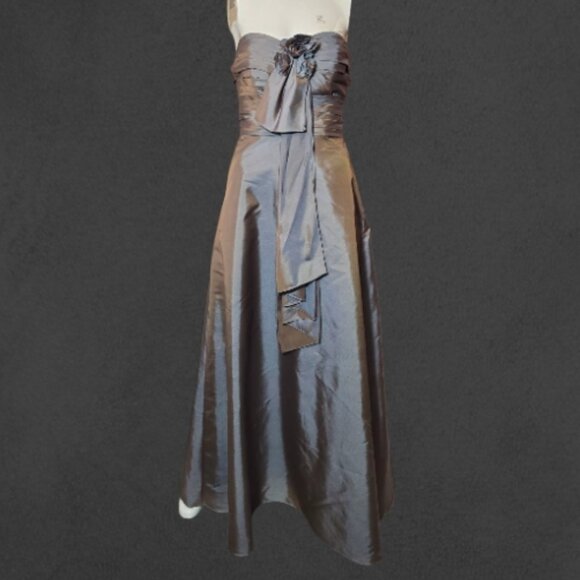 Juniors Vintage MORI LEE By MADELINE GARDNER Bridesmaid Prom Formal sz 7 - Picture 16 of 16